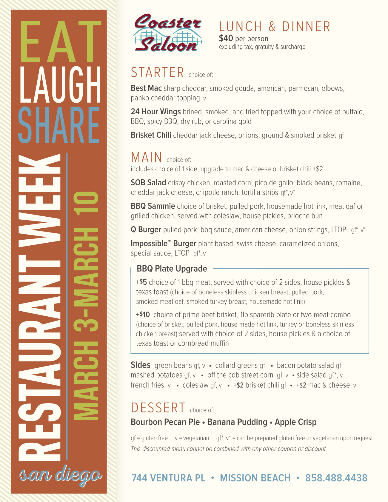 Happenings Coaster Saloon